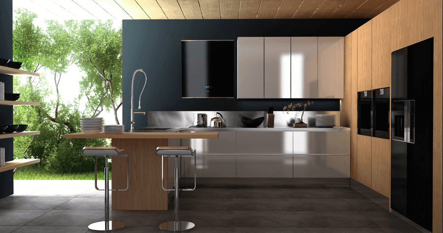 Modern cabinetry background